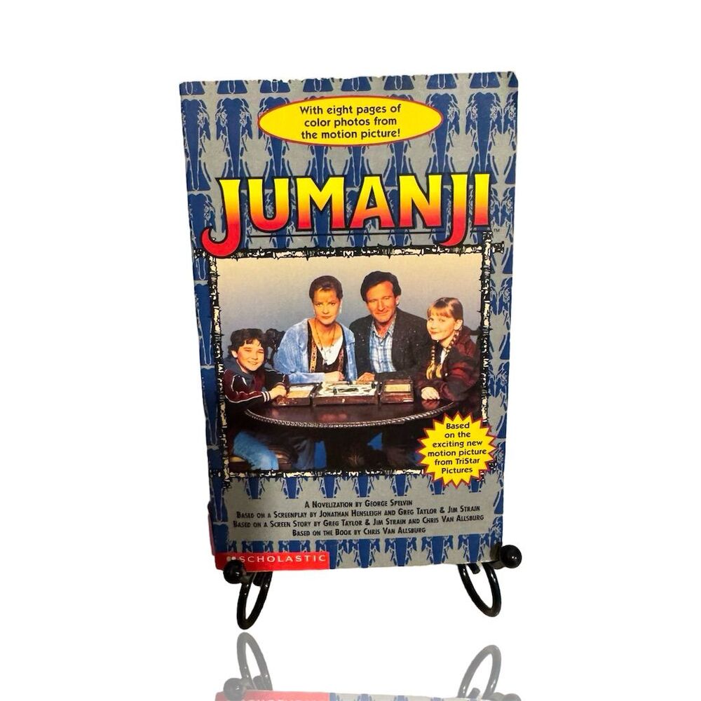 Jumanji Movie Tie-In Novelization Paperback Adventure Fantasy 1995